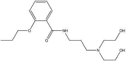 N-[3-[Bis(2-hydroxyethyl)amino]propyl]-2-propoxybenzamide Structure