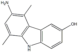 3-Amino-6-hydroxy-1,4-dimethyl-9H-carbazole 구조식 이미지