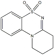 7,8,9,10-Tetrahydropyrido[2,1-c][1,2,4]benzothiadiazine 5,5-dioxide 구조식 이미지