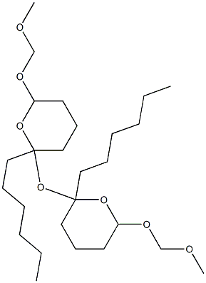 6-(Methoxymethoxy)hexyl(tetrahydro-2H-pyran-2-yl) ether 구조식 이미지