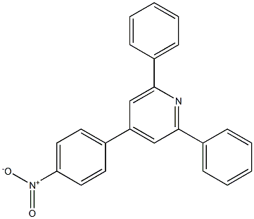 2,6-Diphenyl-4-(4-nitrophenyl)pyridine 구조식 이미지