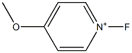 1-Fluoro-4-methoxypyridinium 구조식 이미지