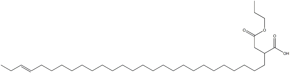 2-(24-Heptacosenyl)succinic acid 1-hydrogen 4-propyl ester Structure