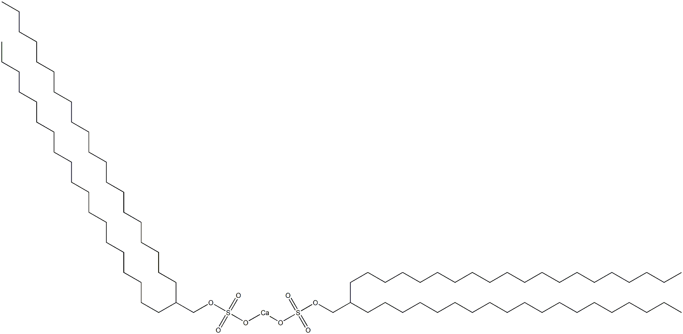 Bis(2-nonadecyldocosyloxysulfonyloxy)calcium 구조식 이미지