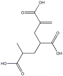 1-Hexene-2,4,6-tricarboxylic acid 6-methyl ester Structure
