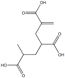 1-Hexene-2,4,6-tricarboxylic acid 6-methyl ester 구조식 이미지