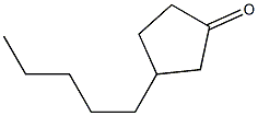 3-Pentyl-1-cyclopentanone 구조식 이미지