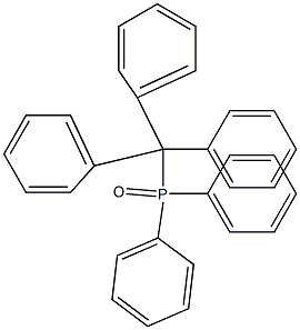Diphenyl(triphenylmethyl)phosphine oxide Structure