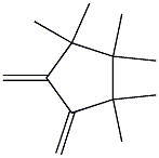 1,2-Dimethylene-3,3,4,4,5,5-hexamethylcyclopentane Structure