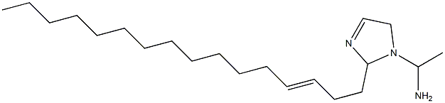 1-(1-Aminoethyl)-2-(3-hexadecenyl)-3-imidazoline 구조식 이미지