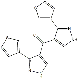 (3-Thienyl)(1H-pyrazol-4-yl) ketone 구조식 이미지