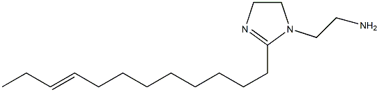 1-(2-Aminoethyl)-2-(9-dodecenyl)-2-imidazoline 구조식 이미지