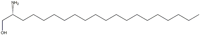 [R,(-)]-2-Amino-1-icosanol Structure