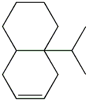 1,2,3,4,4a,5,8,8a-Octahydro-4a-isopropylnaphthalene Structure