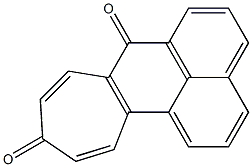 Cyclohepta[a]phenalene-7,10-dione 구조식 이미지