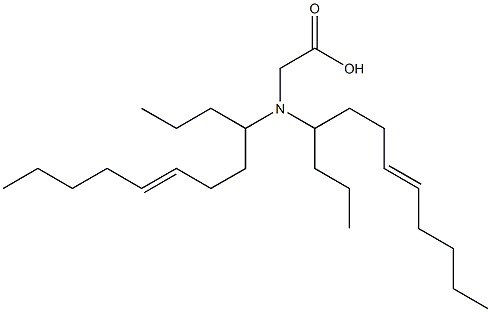 N,N-Di(7-dodecen-4-yl)glycine 구조식 이미지