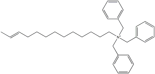 (11-Tridecenyl)tribenzylaminium 구조식 이미지