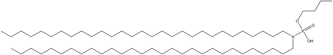 N,N-Dinonacosylamidophosphoric acid hydrogen butyl ester 구조식 이미지