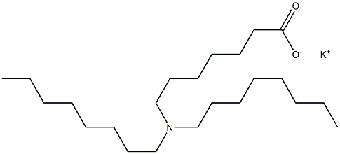 7-(Dioctylamino)heptanoic acid potassium salt 구조식 이미지