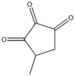 1-Methylcyclopentane-2,3,4-trione 구조식 이미지