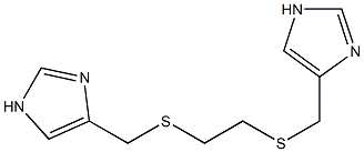 1,6-Bis(1H-imidazol-4-yl)-2,5-dithiahexane 구조식 이미지