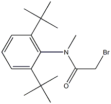 2-Bromo-N-(2,6-ditert-butylphenyl)-N-methylacetamide 구조식 이미지