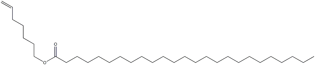 Pentacosanoic acid 6-heptenyl ester 구조식 이미지