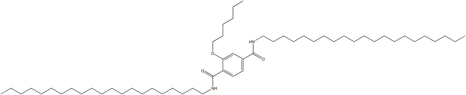 2-(Hexyloxy)-N,N'-dihenicosylterephthalamide Structure