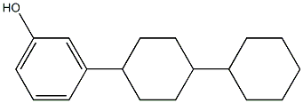 3-(4-Cyclohexylcyclohexyl)phenol Structure