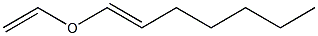 Ethenyl 1-heptenyl ether Structure