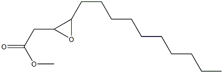 3,4-Epoxytetradecanoic acid methyl ester 구조식 이미지