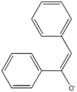 1,2-Diphenylethene-1-olate 구조식 이미지