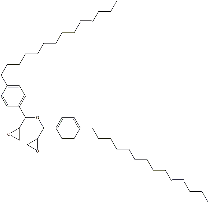 4-(10-Tetradecenyl)phenylglycidyl ether 구조식 이미지