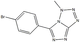 6-(4-Bromophenyl)-1-methyl-1H-[1,2,4]triazolo[4,3-d]tetrazole 구조식 이미지