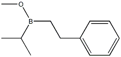 (2-Phenylethyl)isopropyl(methoxy)borane 구조식 이미지