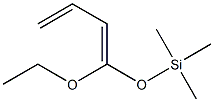 Vinylketene ethyl(trimethylsilyl)acetal Structure