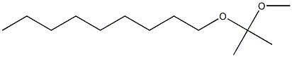 1-(1-Methoxy-1-methylethoxy)nonane Structure