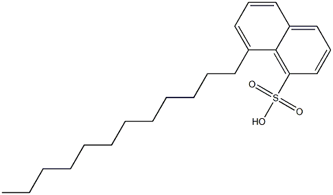 8-Dodecyl-1-naphthalenesulfonic acid Structure