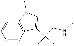 1-Methyl-3-[1,1-dimethyl-2-(methylamino)ethyl]-1H-indole Structure