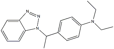 4-[1-(1H-Benzotriazol-1-yl)ethyl]-N,N-diethylaniline Structure