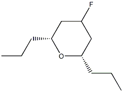 (2R,6S)-4-Fluoro-2,6-dipropyltetrahydro-2H-pyran 구조식 이미지