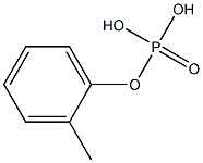 Phosphoric acid dihydrogen (2-methylphenyl) ester Structure