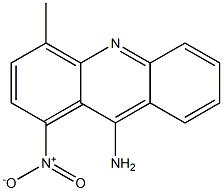 4-Methyl-9-amino-1-nitroacridine 구조식 이미지