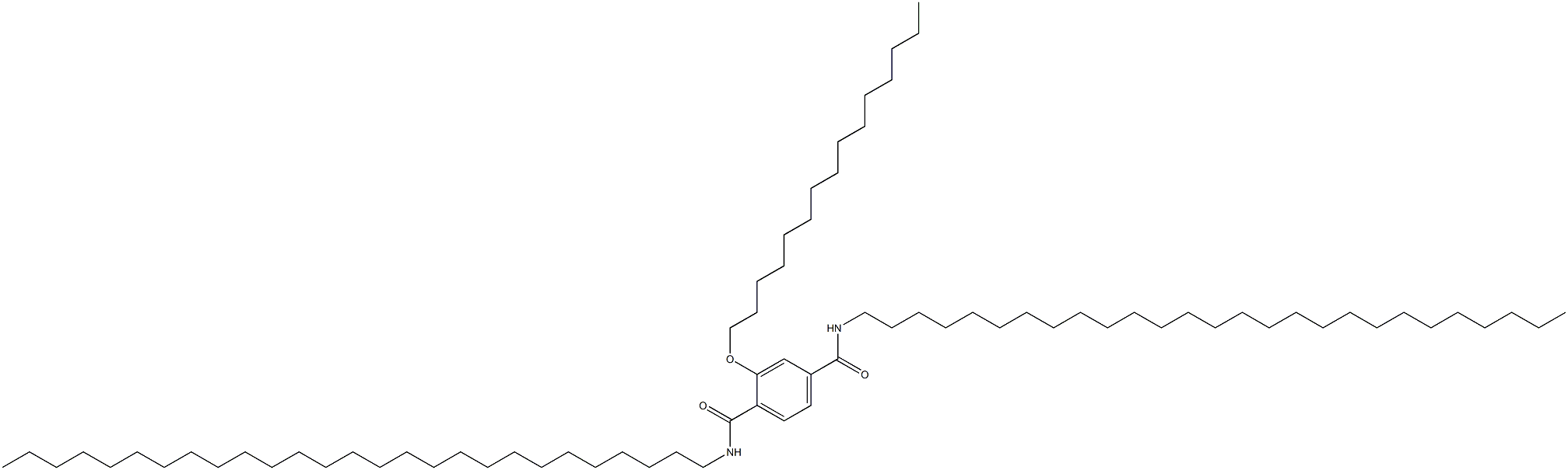 2-(Pentadecyloxy)-N,N'-diheptacosylterephthalamide 구조식 이미지