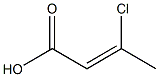 (Z)-3-Chloro-2-butenoic acid 구조식 이미지