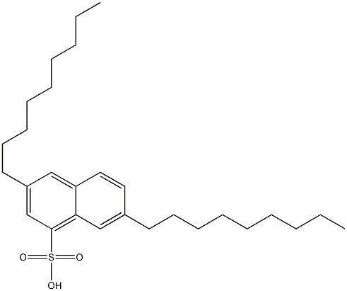 3,7-Dinonylnaphthalene-1-sulfonic acid Structure