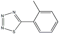 5-(2-Methylphenyl)-1,2,3,4-thiatriazole Structure