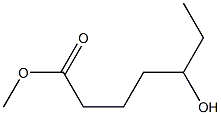 5-Hydroxyenanthic acid methyl ester 구조식 이미지