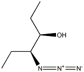 (3R,4S)-4-Azido-3-hexanol 구조식 이미지