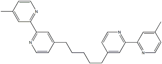 4,4''-(Pentamethylene)bis(4'-methyl-2,2'-bipyridine) 구조식 이미지